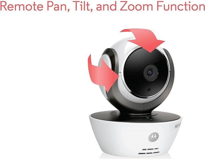 Image du produit Motorola Babyphone avec moniteur supplémentaire, communication bidirectionnelle et vision nocturne infrarouge (Vidéo et audio)