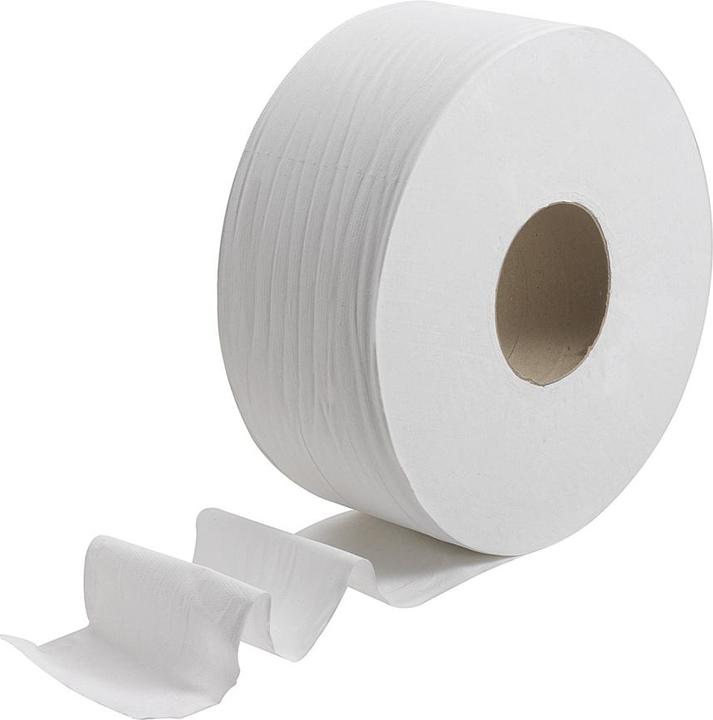 Actual product image Kleenex ® Toilet paper Jumbo 2-ply Tissue 100 % recycled white 500 Bl./Rl. 6 rl./pack. (6 x)