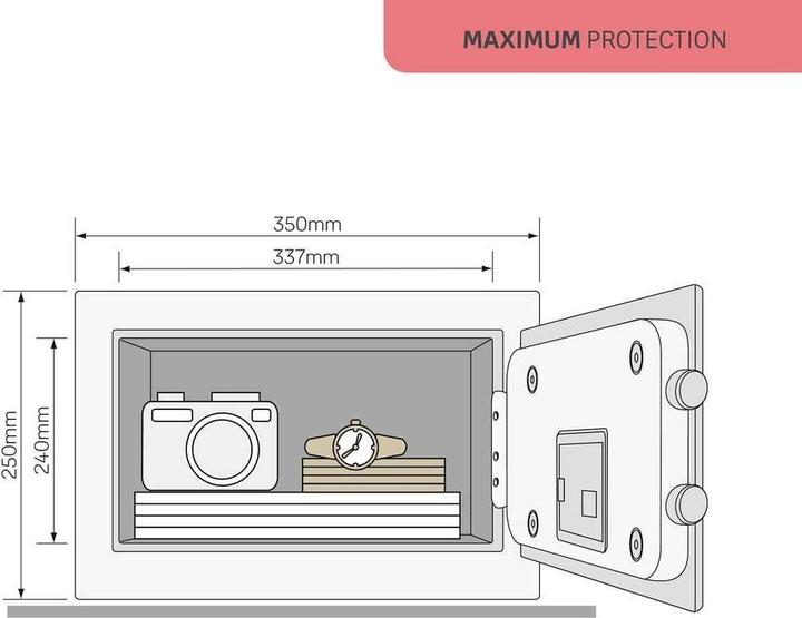 Actual product image Yale Safe (18.60 l)