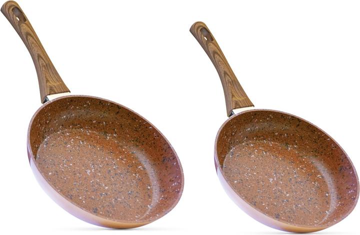 Produktbild Livington Copper & Stone Pan (25 cm, Bratpfanne, Kupfer, Aluminium, Stahl)