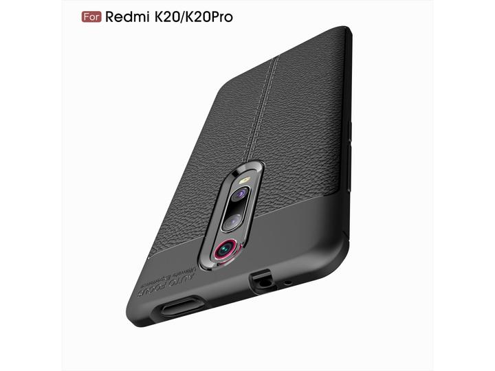 Actual product image Screenguard Xiaomi Mi 9T Case Leather Design TPU Cover (Mi 9T)