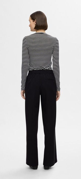 Image du produit Selected Femme Gestreiftes Oberteil mit langen Ärmeln (M)