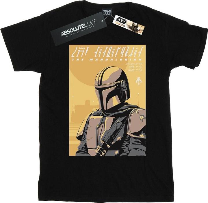 Produktbild Star Wars The Mandalorian Art Poster TShirt Jungen (140, 146)