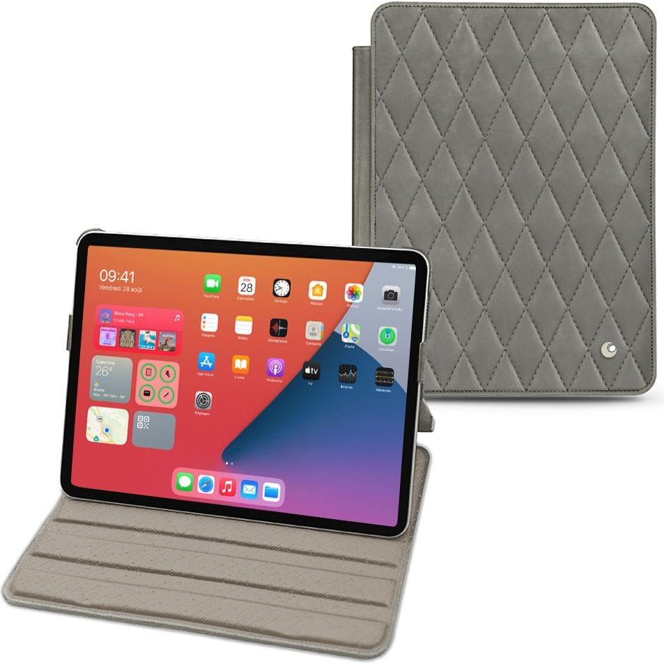 Thumbnail - Noreve Lederschutzhülle horizontal (iPad mini 6), Tablet Hülle, Grau