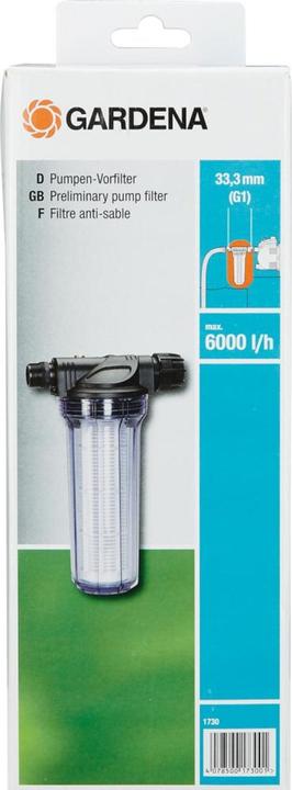 Actual product image Gardena Pump prefilter