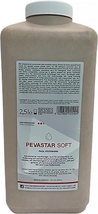 Produktbild Paul Voorman Handreinigung Pevastar SOFT 2,5 l silikon- und lösemittelfrei Flasche PAUL VOORMANN (Flüssigseife, 2500 ml)