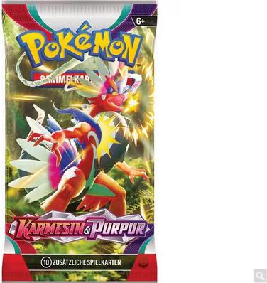 Produktbild Pokémon Pokemon KP01 Karmesin&Purpru Booster (Deutsch, Booster Pack)