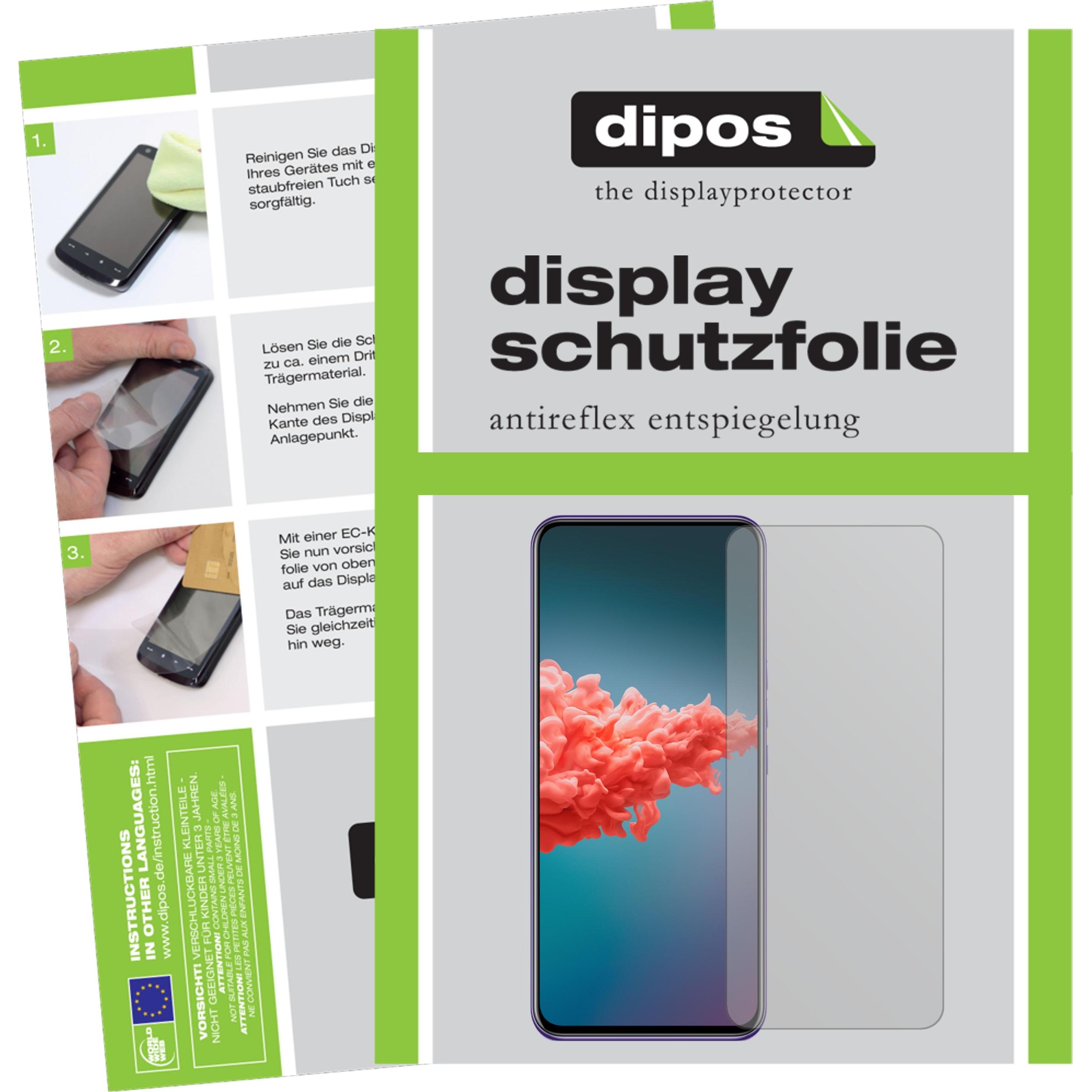 Dipos Displayschutzfolie Antireflex (2 Stück, ZTE A20 5G), Smartphone Schutzfolie, Transparent