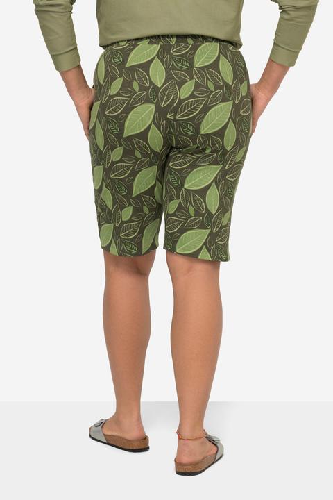 Image du produit Janet & Joyce Short en molleton avec taille élastique à motif all-over (58)