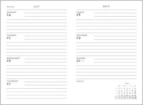 Actual product image Paperblanks 2024 Arabica Midi 18M. Horizontal (18 x 13 cm, Hardcover, German)