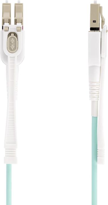 Produktbild StarTech com Câble Fibre Optique Multimode LC à LC (UPC) OM4 de 4m avec Languettes Push-Pull, 50/125 (CAT6, 4 m)