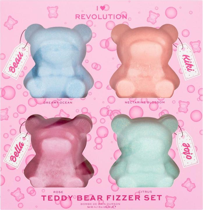 I Heart Revolution Teddy Bear Fizzer Set (Badekugeln)
