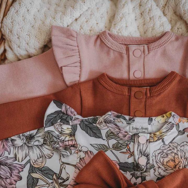 Actual product image Snuggle Hunny Romper - Biscuit (62)