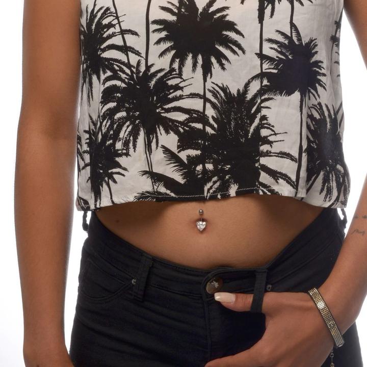 Immagine prodotto Bijouteria Piercing ventre (Zirconia, Argento 925, Acciaio chirurgico 316L)
