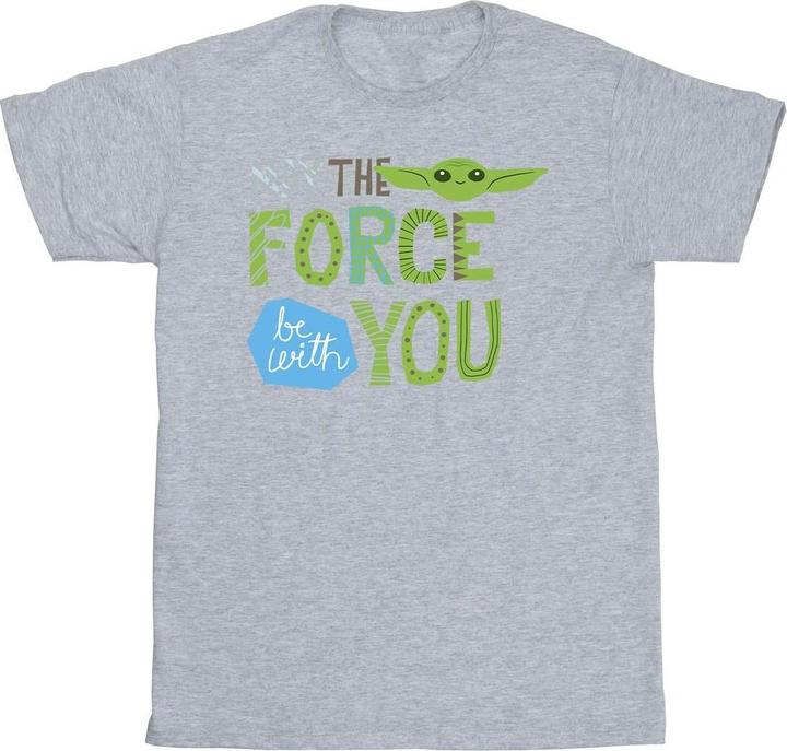 Immagine prodotto Star Wars The Mandalorian May The Force Be With You Maglietta Uomo (S)