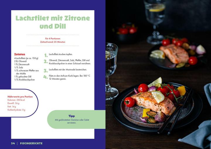 Actual product image High-Protein-Power aus dem Airfryer (German, Peter Kowalski, 2025)