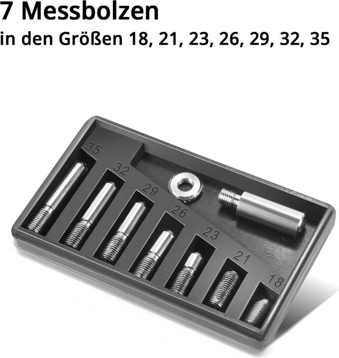 Image du produit Stahlwerk Micromètre intérieur avec comparateur analogique, plage de mesure 18-50 mm