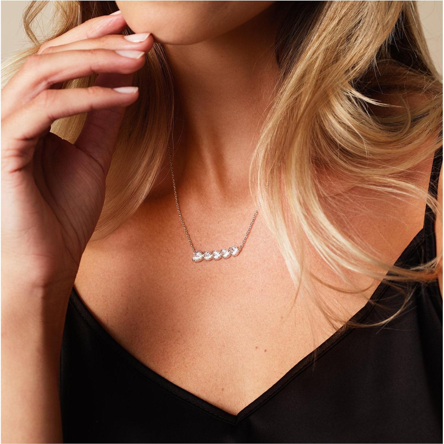 Thumbnail - Jette, Halsschmuck, Kette LOVE DIAMOND, (925er Silber, Recycelt)