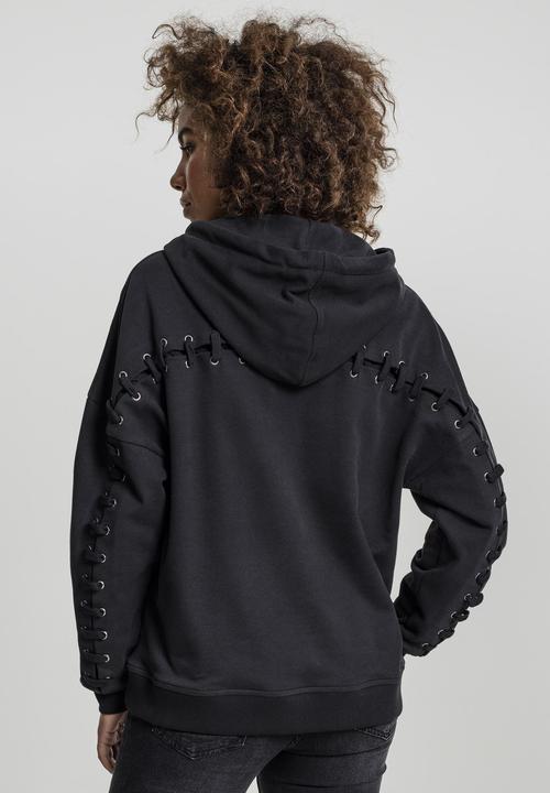 Image du produit Urban Classics Ladies Laced-Up Hoody (XS)