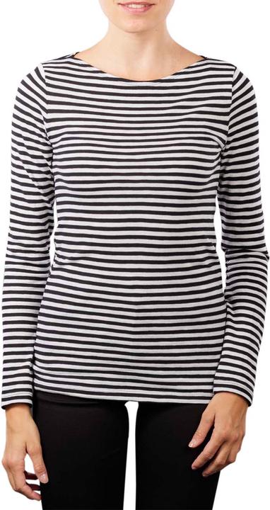 Actual product image Marc O'Polo long Sleeve T-Shirt Boat neck multi/black (S)