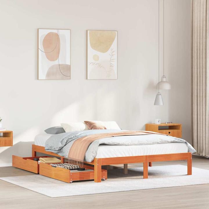 Actual product image vidaXL Bettrahmen (135 x 190 cm)