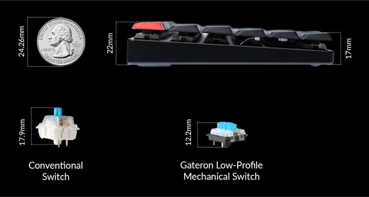 Produktbild Keychron K5 Pro (US, Kabelgebunden, Kabellos)