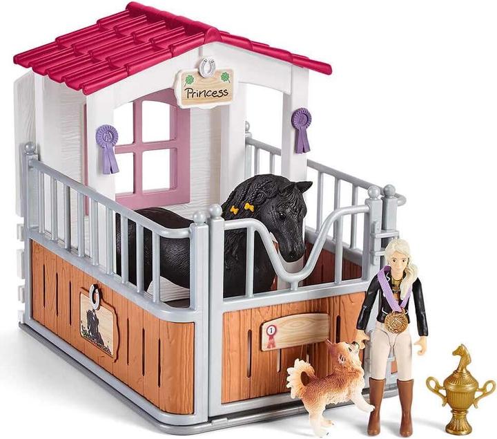 Actual product image Schleich Horse Box with Horse Club Tori Princess
