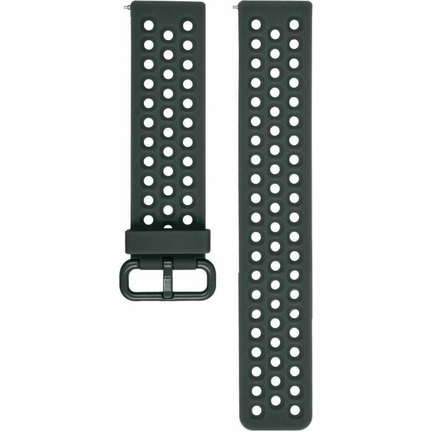 Strap-it Silikonband (Silikon, Versa 2), Uhrenarmband, Grau, Blau, Mehrfarbig