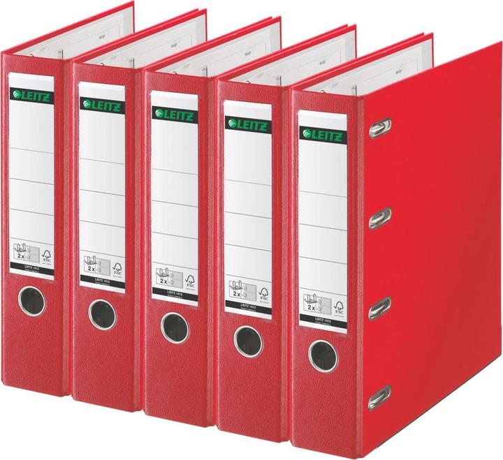 Produktbild Leitz Doppelordner (A5, 75 mm, 5 Stück)