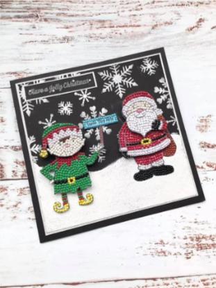 Image du produit Craft Buddy Crystal Art A6 Stamp "Santa's Little Helper" (le petit assistant du Père Noël)