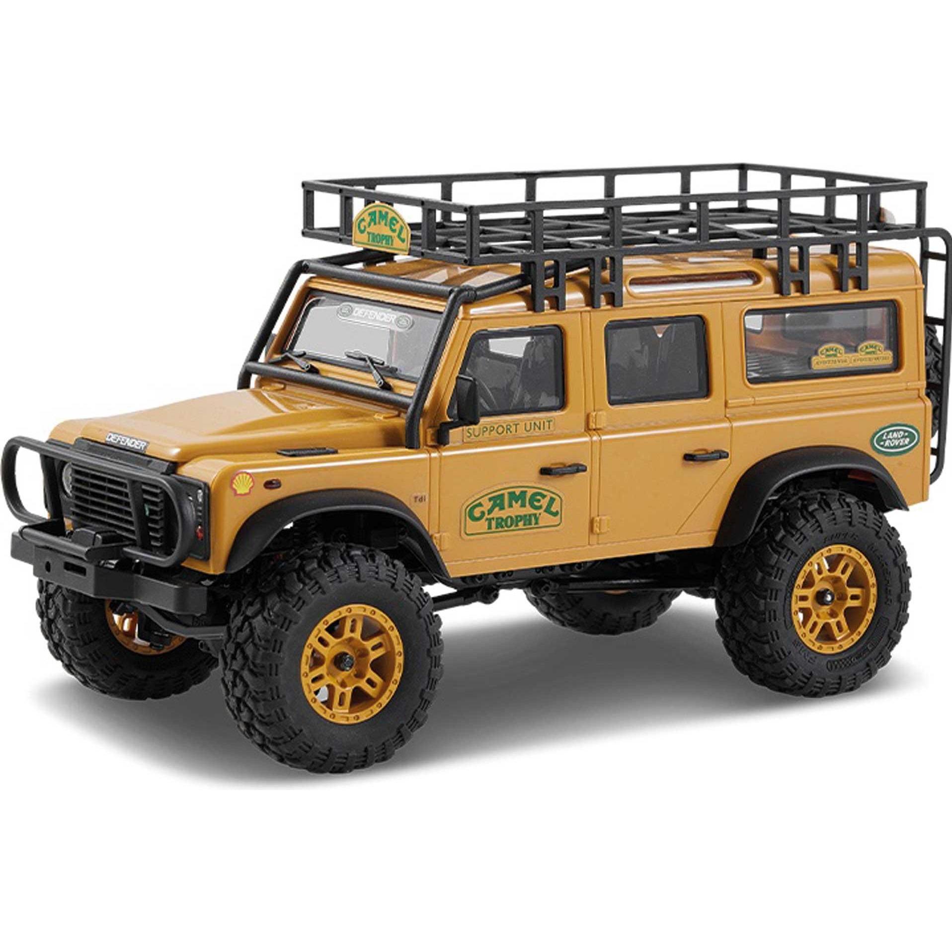 FMS FCX24M Land Rover Defender 110 Camel Trophy Edition (RTR pronto all'uso)