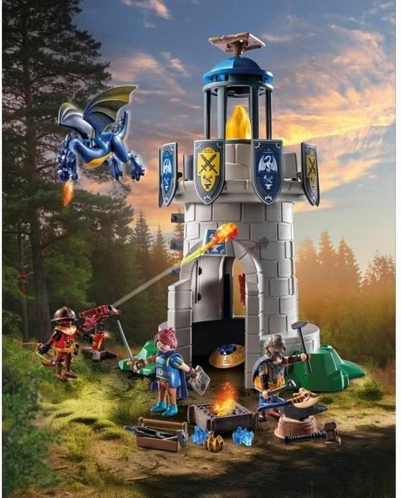 Produktbild Playmobil Ritterturm mit Schmied und Drache (71483, Playmobil Novelmore)