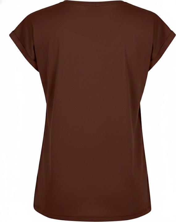 Actual product image Build Your Brand Womens/Ladies Extended Shoulder T-Shirt (M)