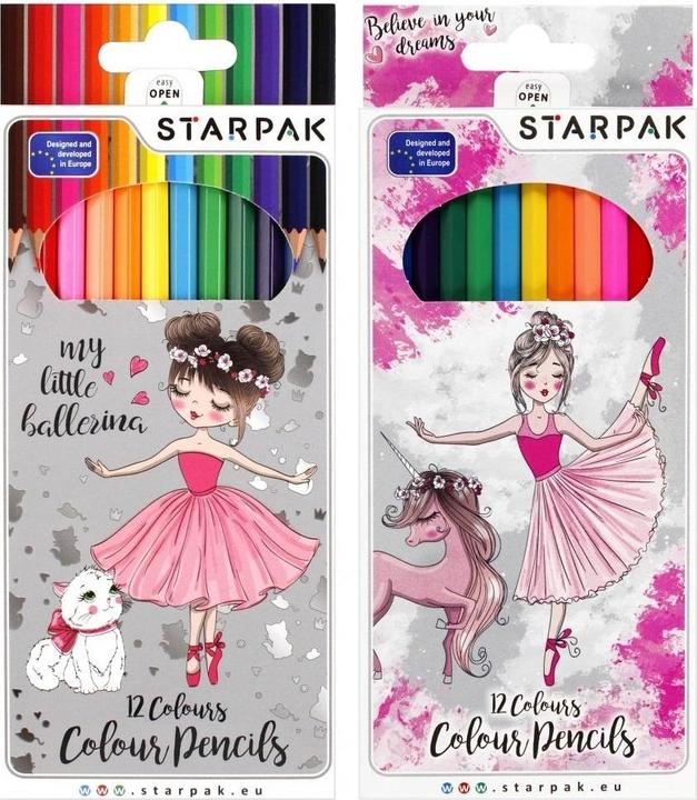 Produktbild Starpak 12 Buntstifte / 180 Ballerina Pu (12x)