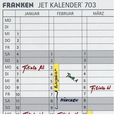 Immagine prodotto Franken Striscia della data autoadesiva