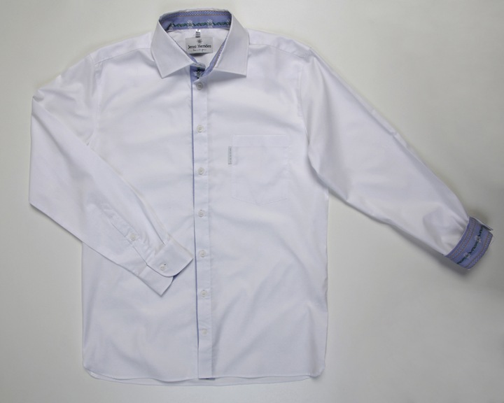 Produktbild Jenni Hemden Kontrasthemd Uni- weiss (XL)