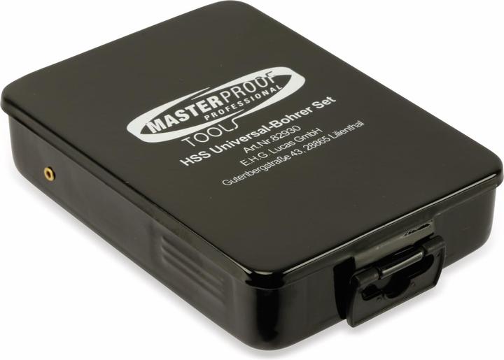 Produktbild Masterproof Multifunktions-Bohrer Satz 4 teilig, in Metallbox (6 mm)