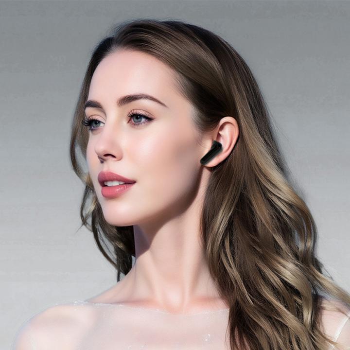 Actual product image Borofone Bluetooth headphones TWS FQ9 Peaceful black (6 h, Wireless)
