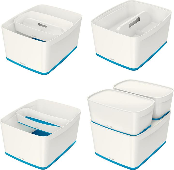 Productafbeelding Leitz MyBox medium met deksel blauw (31.80 cm, 18 l)