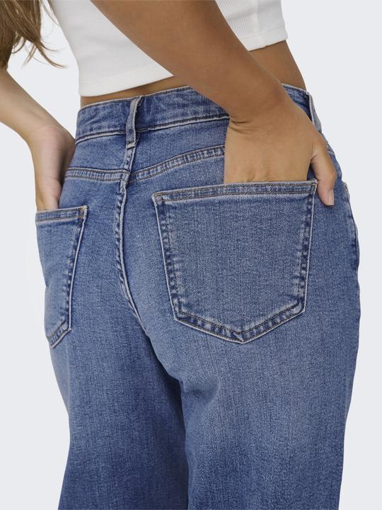 Produktbild Only ONLJULLES Niedrige Taille Gerade geschnitten Jeans Jeans mit weitem Bein (W30/L30)