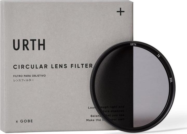 Productafbeelding Urth 72mm ND4 (2 stops) lensfilter (Plus+) (72 mm, ND / grijsfilter)