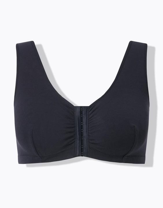 Actual product image Ulla Popken Front-fastened cotton bustier (Single pack, 85 D)