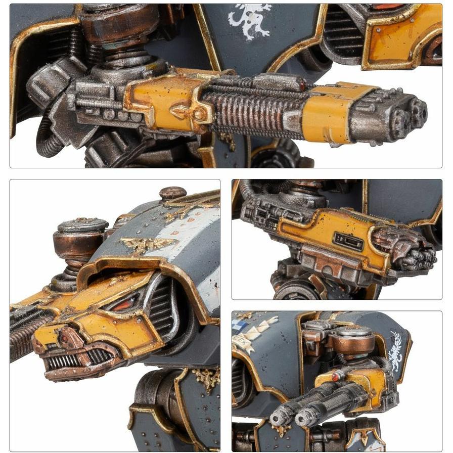 Thumbnail - Games Workshop Legions Imperialis: Warhound Scout Titans With Turbo-Laser Destructors And Vulcan Mega-Bolters (Kunststof...