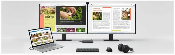 Actual product image Microsoft Surface Thunderbolt 4 Dock for business (Thunderbolt, 8 Ports)