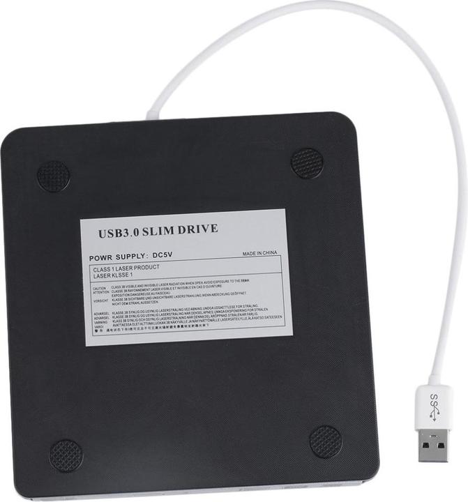Immagine prodotto Apfelkiste Masterizzatore esterno Slim USB 3.0 CD DVD-RW (Masterizzatore DVD, Masterizzatore CD)