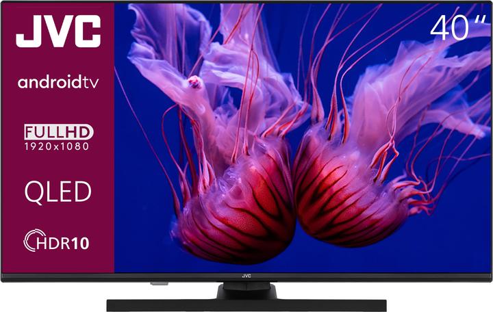 Produktbild JVC QLED TV 40 Zoll Fernseher Full HD Android TV (HDR Smart TV, Triple-Tuner) LT-40VQF545A (40", QLED, Full HD, 2024)