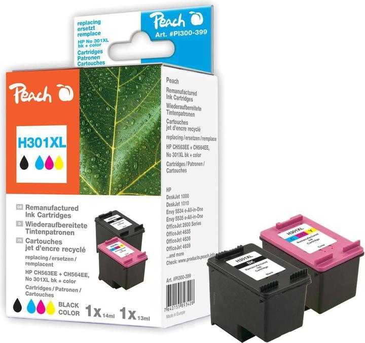 Produktbild Peach 301XL Multipack (Color, BK)