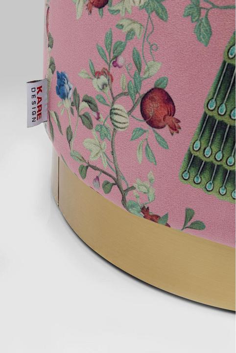 Image du produit Kare Design Tabouret Cherry Peacock Brass rond 32