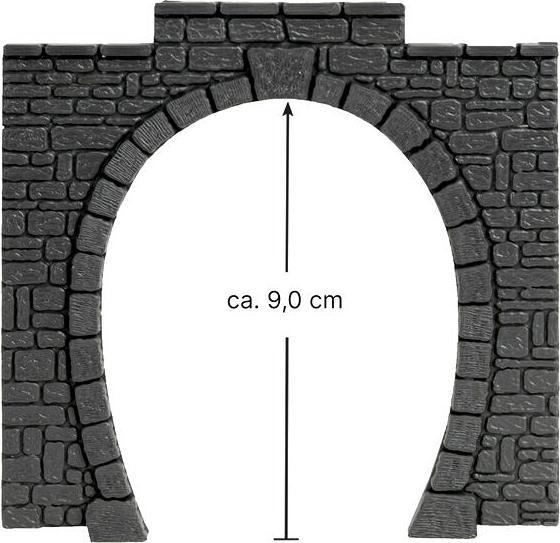 Produktbild Noch H0 Tunnel-Portal 1gleisig Kuns
