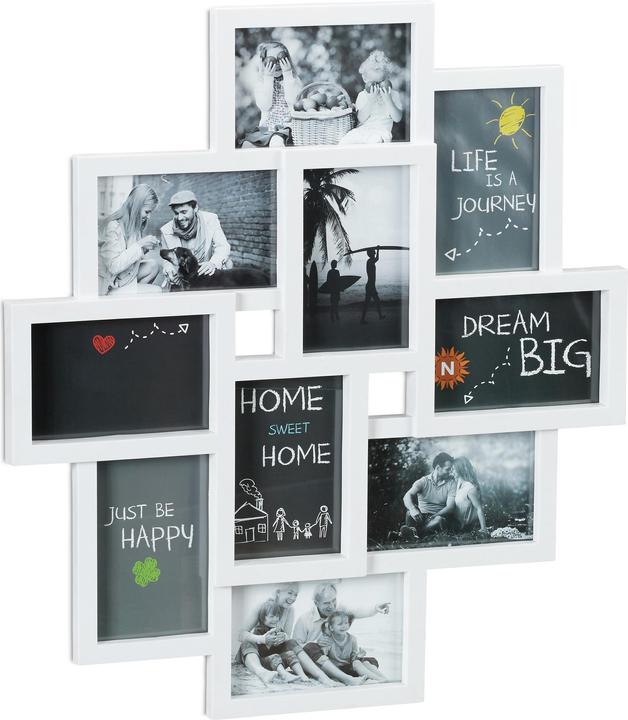 Actual product image Relaxdays Multi Collage Picture Frame 10 Photos (10 x 15 cm)